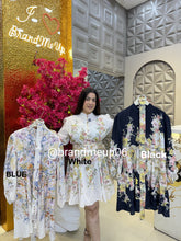 Floral Dress With Belt (PRM-550)